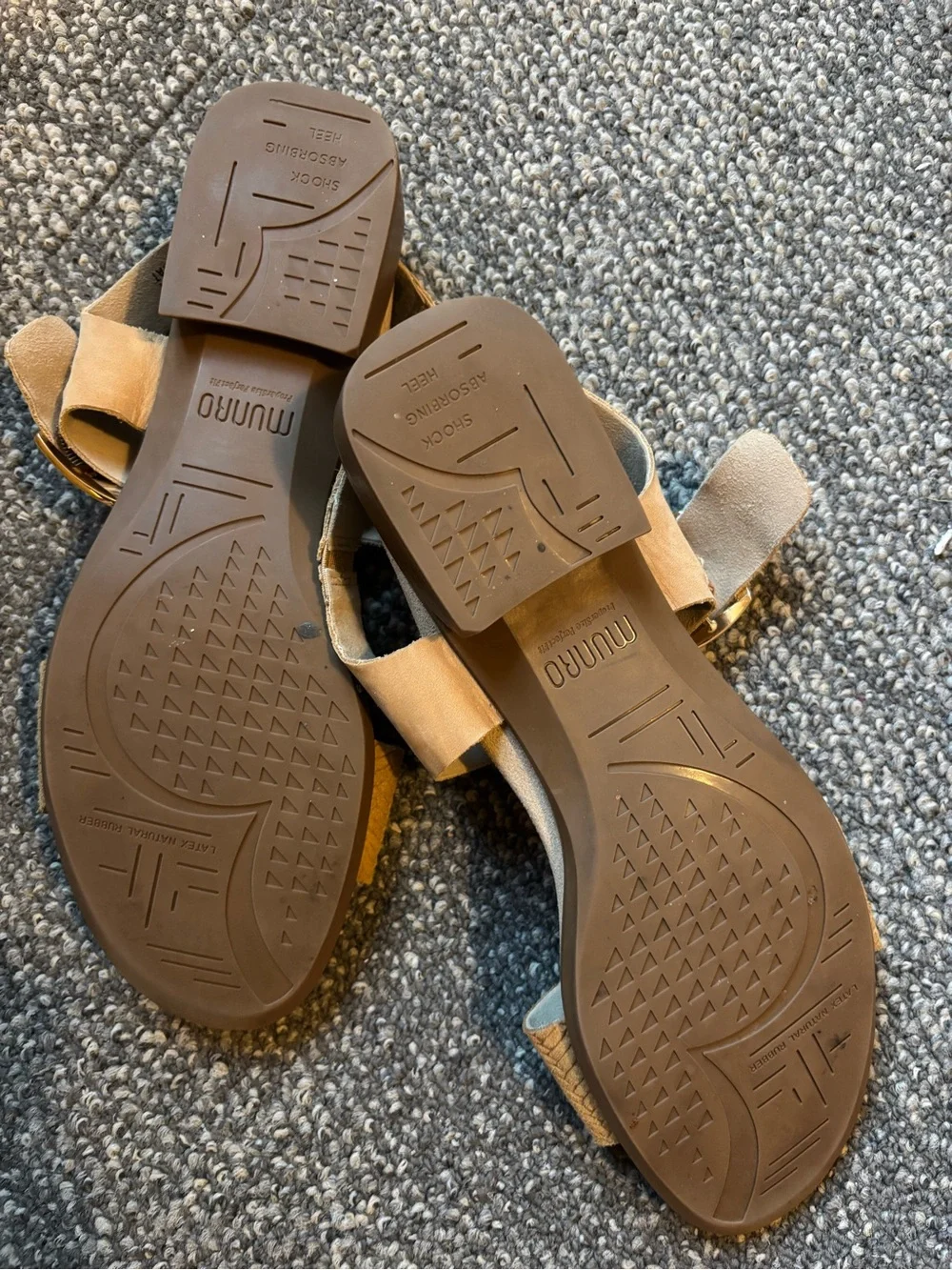 Munro Tan Braided Strap Women's Sandals size 10.5